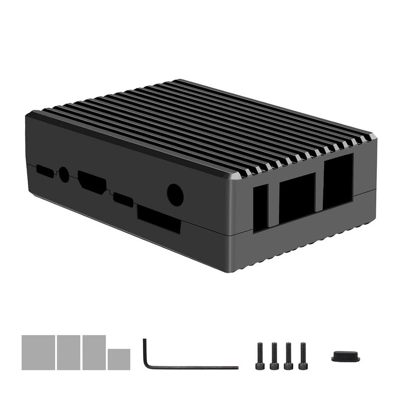 Aluminum Case For 5 5B With N507 Antennas Passive Cooling Metal Enclosure - Image 1